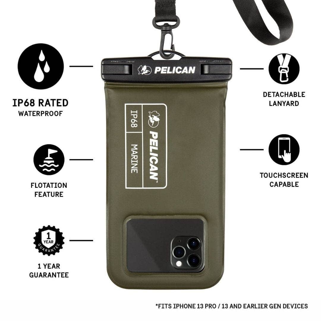 Pelican Marine Waterproof Floating Pouch - Phone Pouch