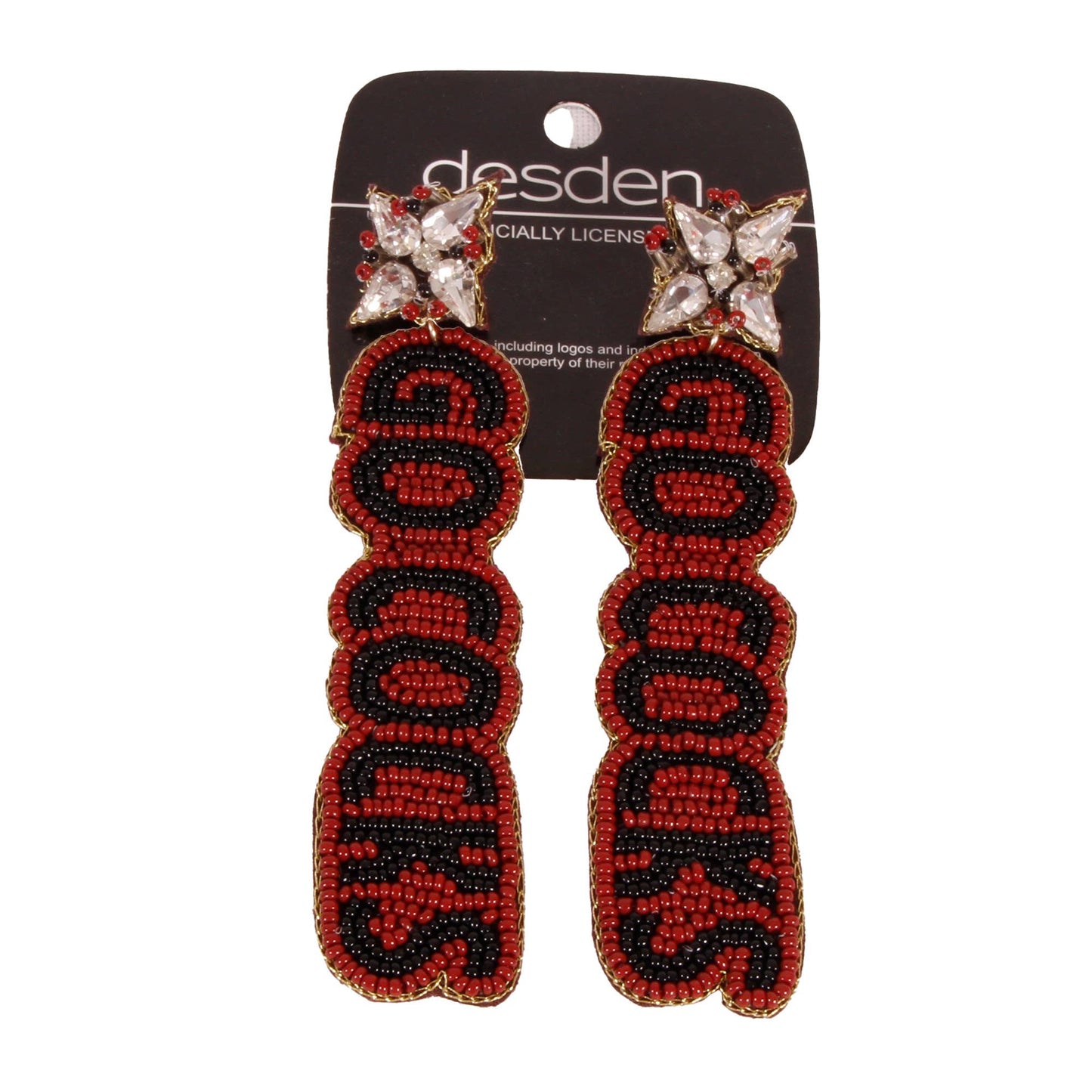 South Carolina Gamecocks Beaded Earrings