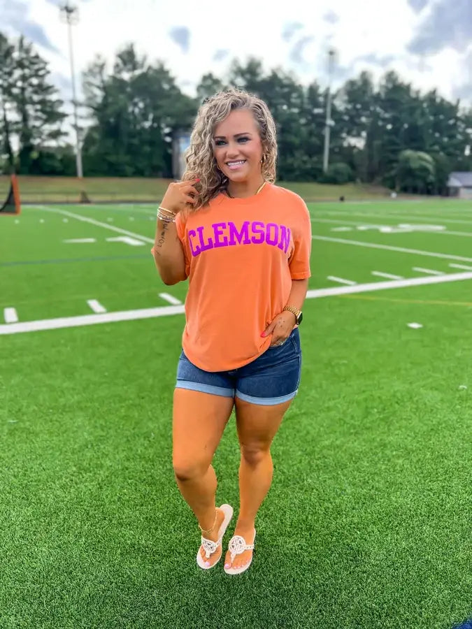 Clemson Melon Graphic Tee