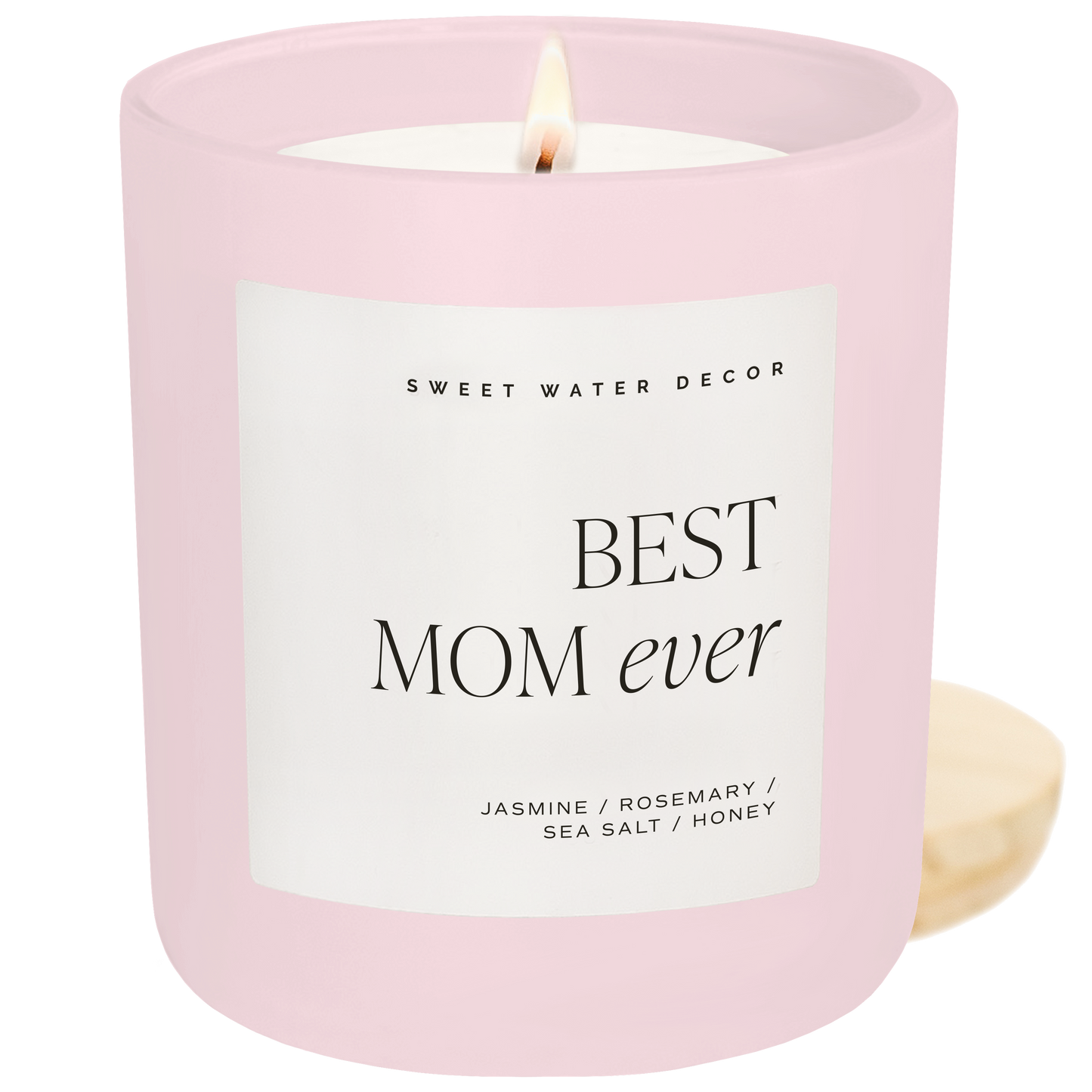 Best Mom Ever 15 oz Soy Candle, Matte Jar - Gifts
