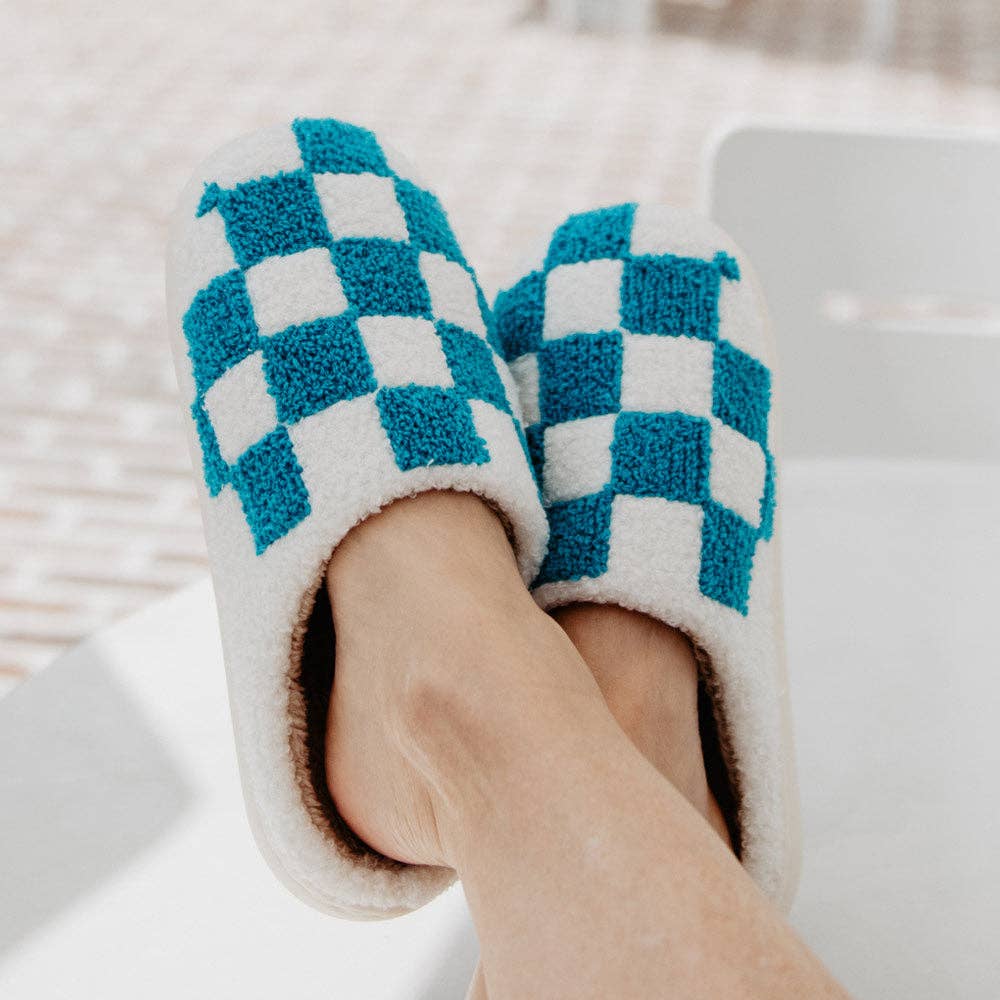 Checkered Slippers