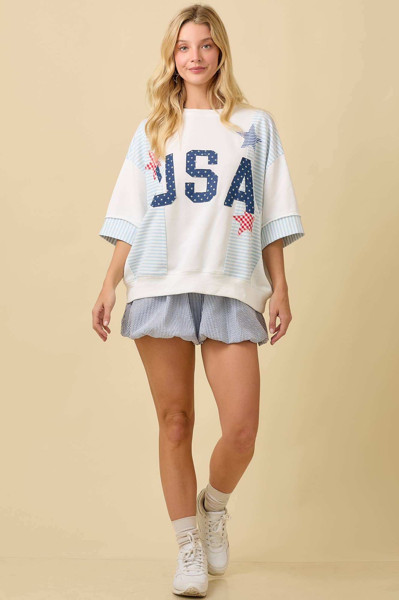 USA Patchwork Top