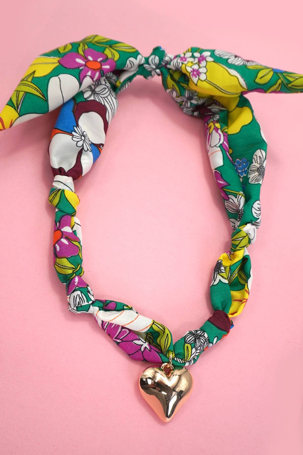 HANDMADE SCARF CHARM NECKLACES