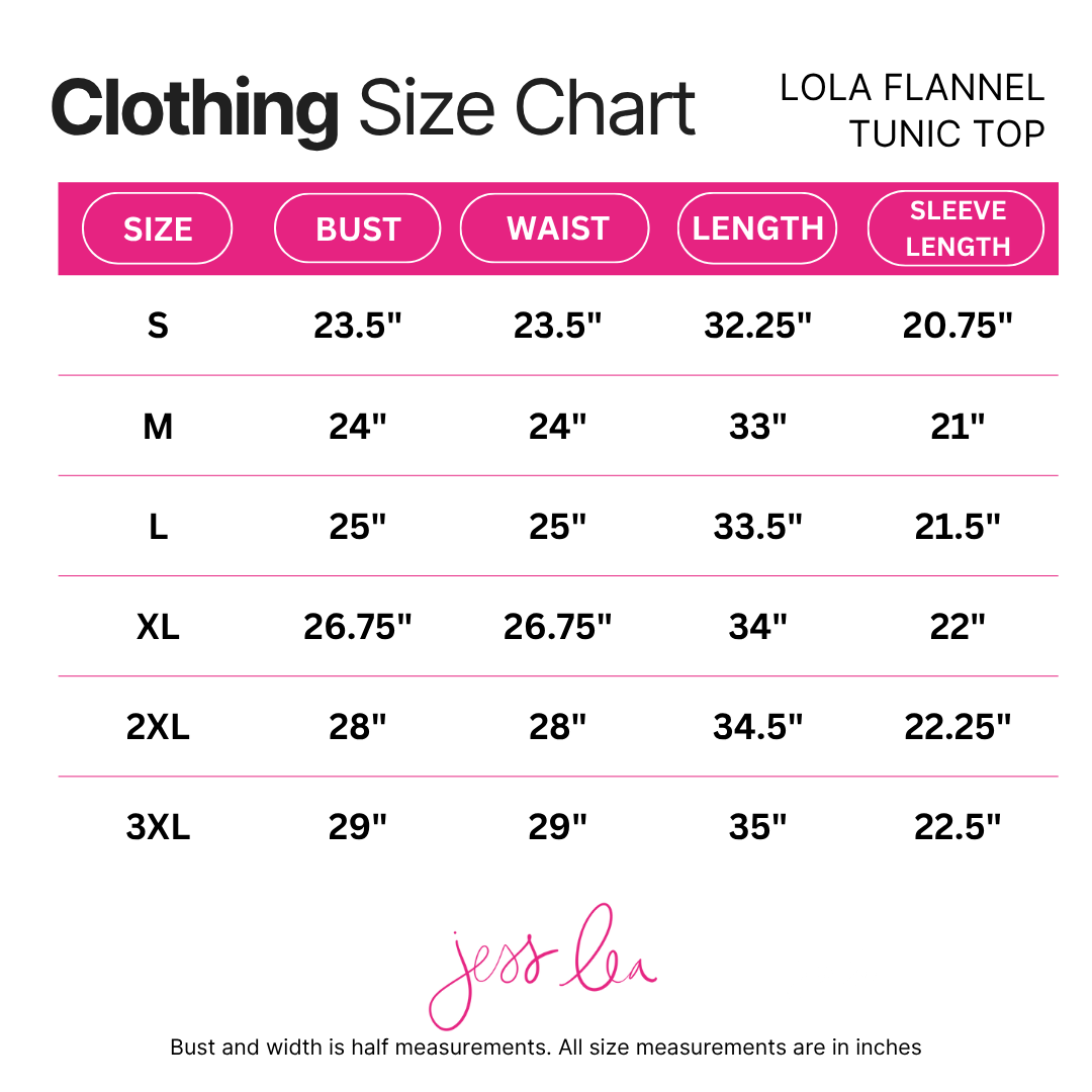 Lola Flannel Tunic Top