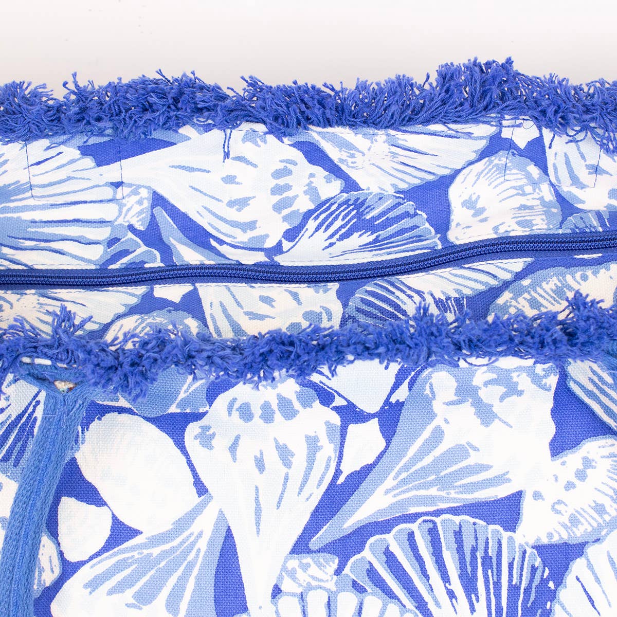 Sanibel Fringe Tote Sapphire/Palace/Sky 24x12