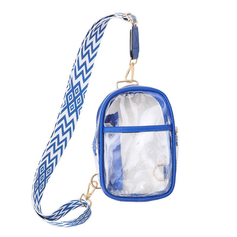 Clear Sling Crossbody Stadium Bag