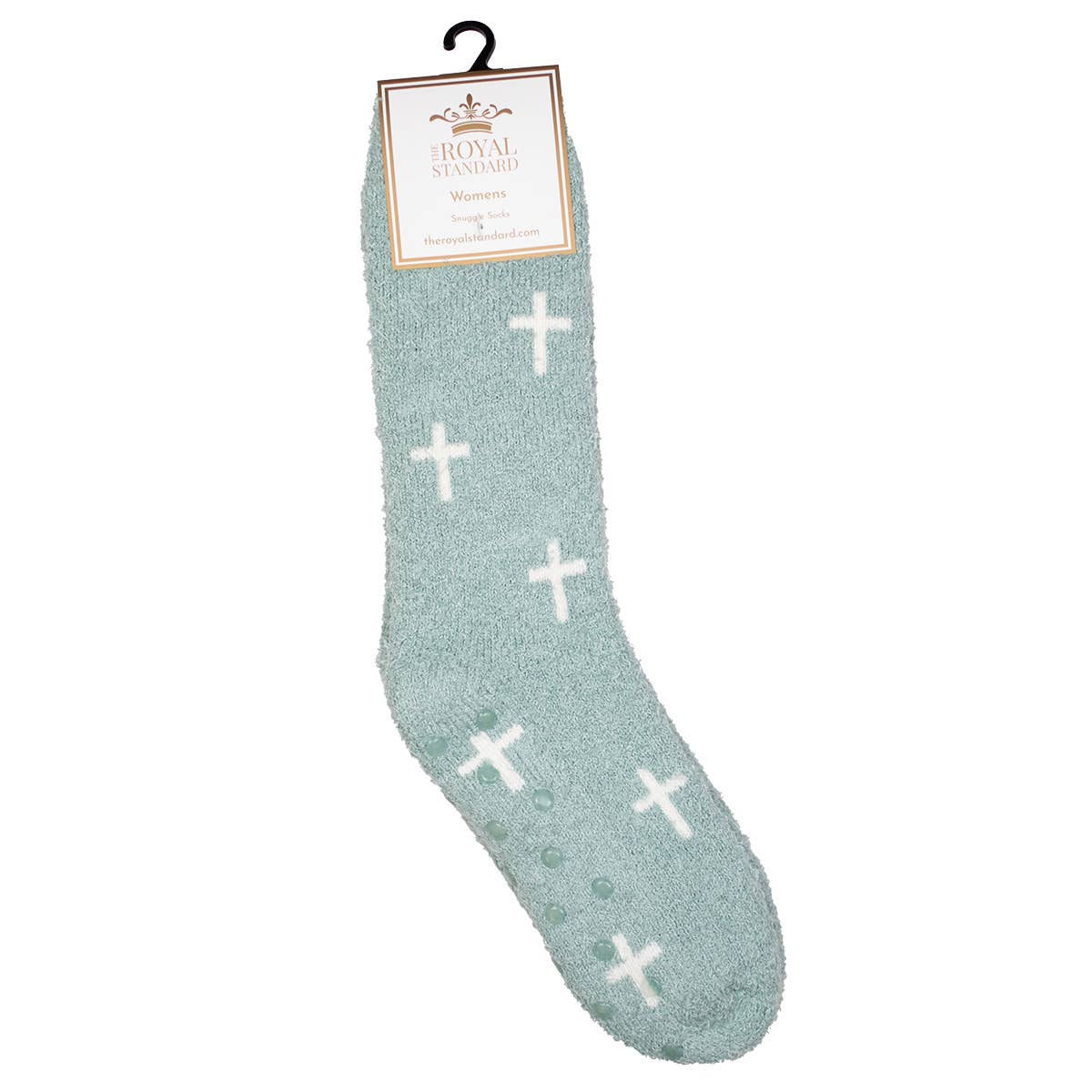 Women's Faith Snuggle Socks Light Blue/White One Size