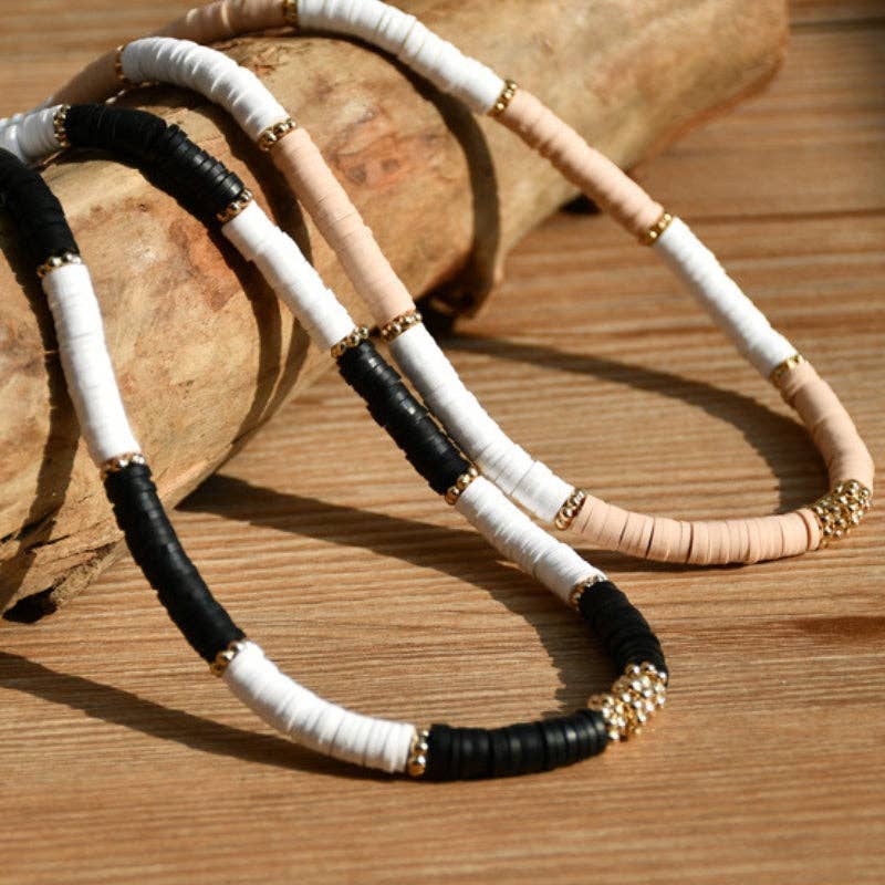 Bohemian Clay Choke Necklace