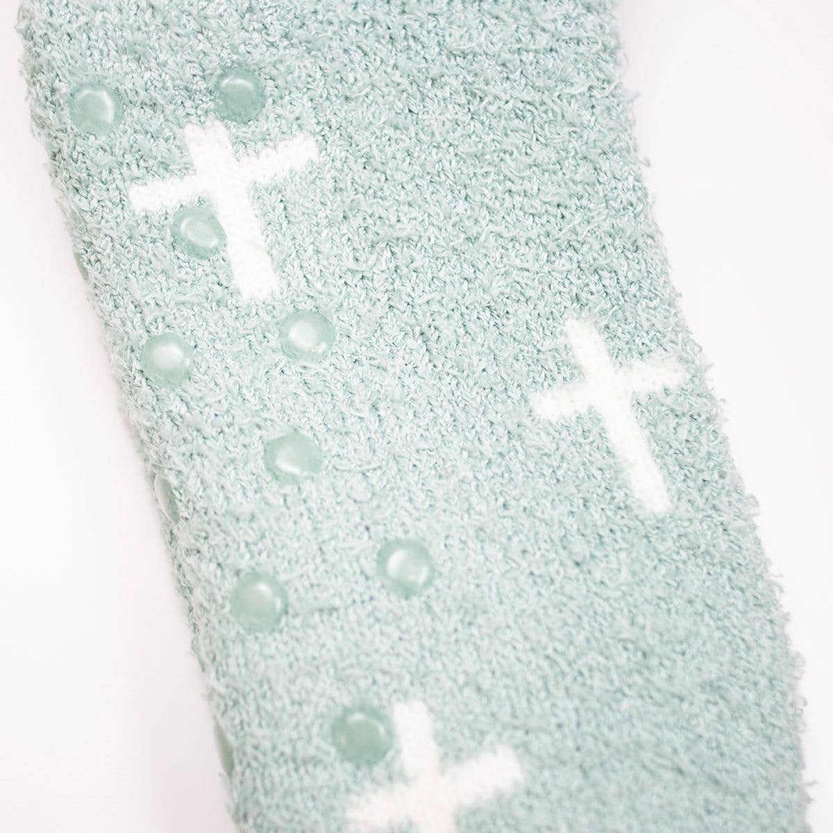Women's Faith Snuggle Socks Light Blue/White One Size