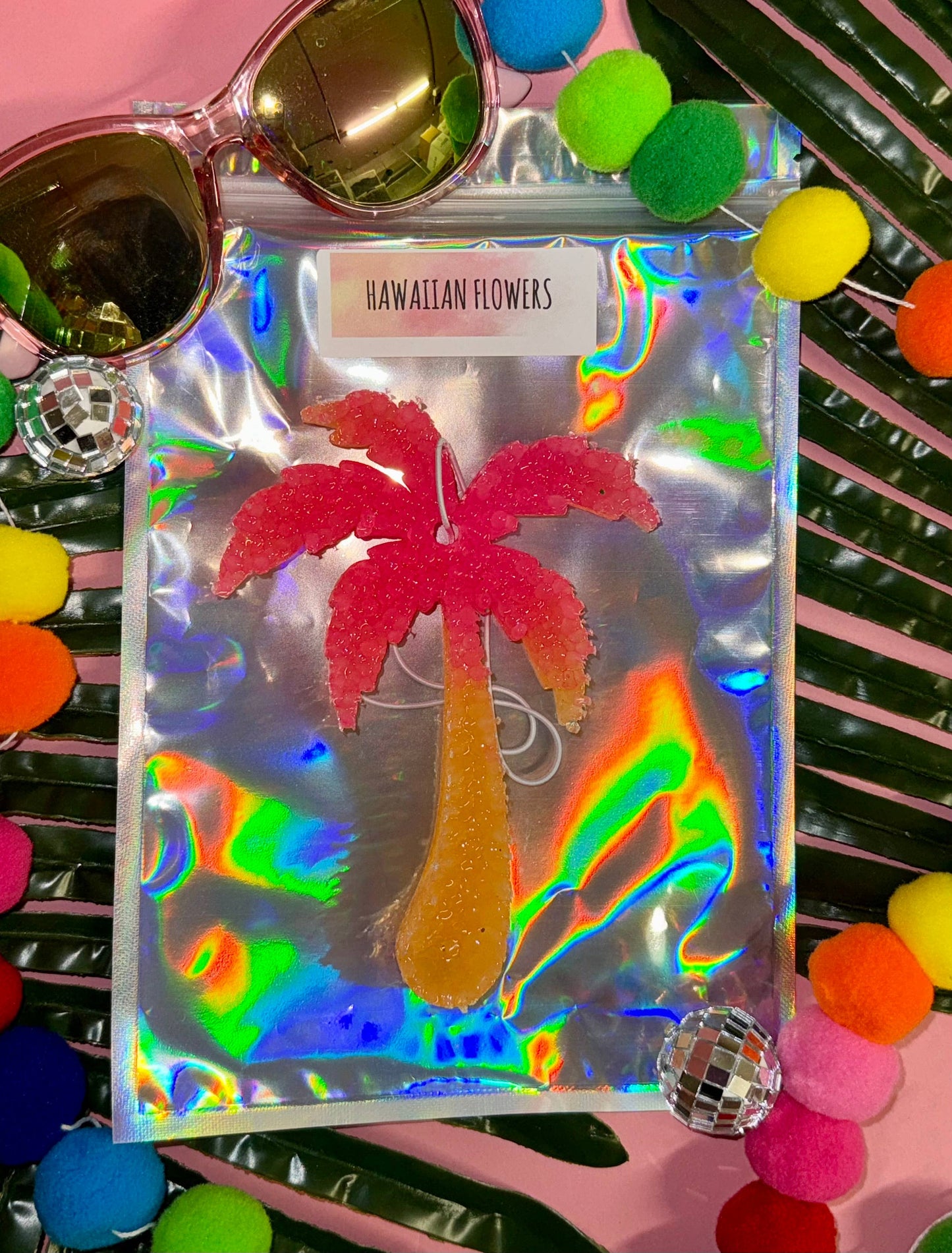 Ombre Palm Tree Car Freshie
