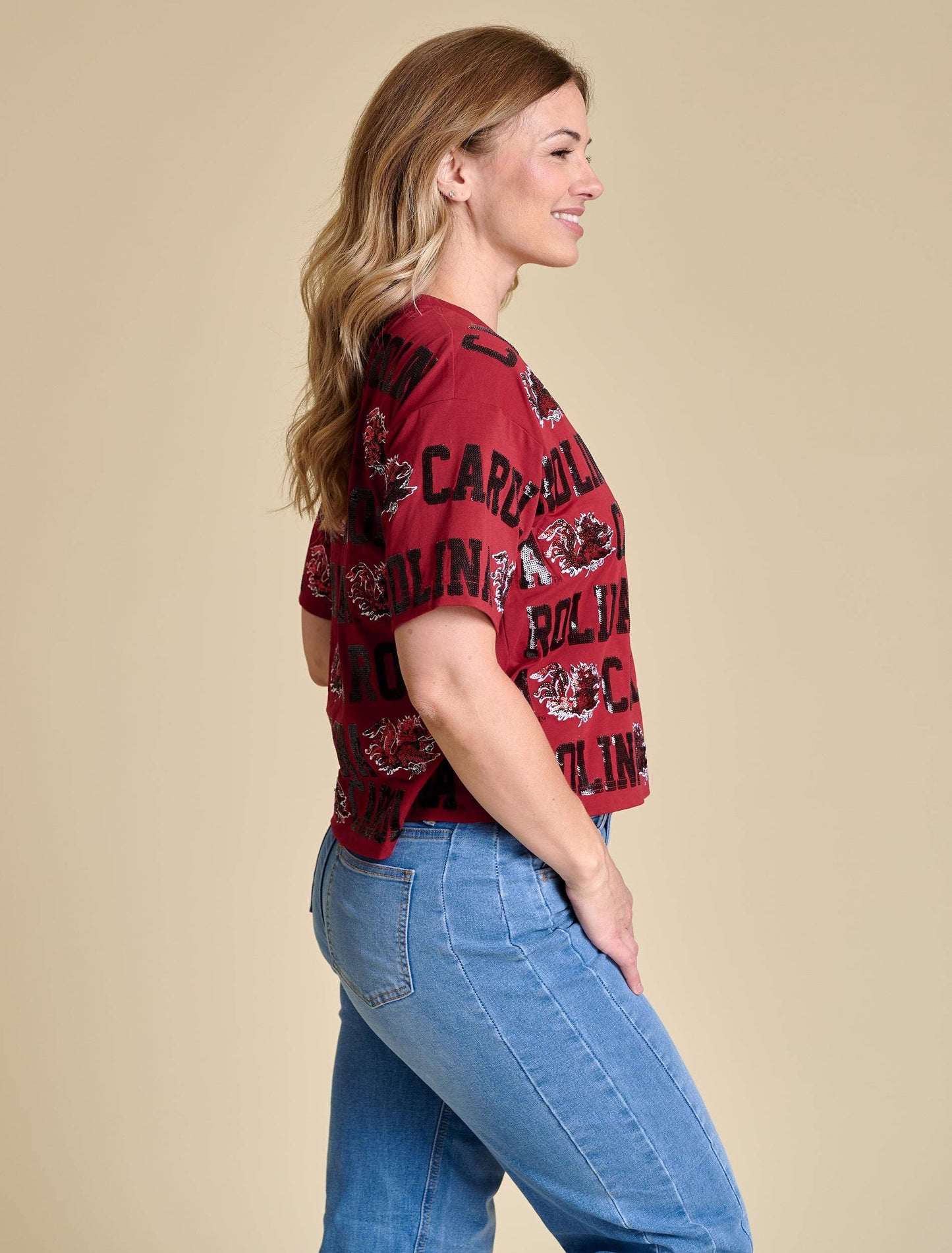 The Sequin Repeat Tee | South Carolina