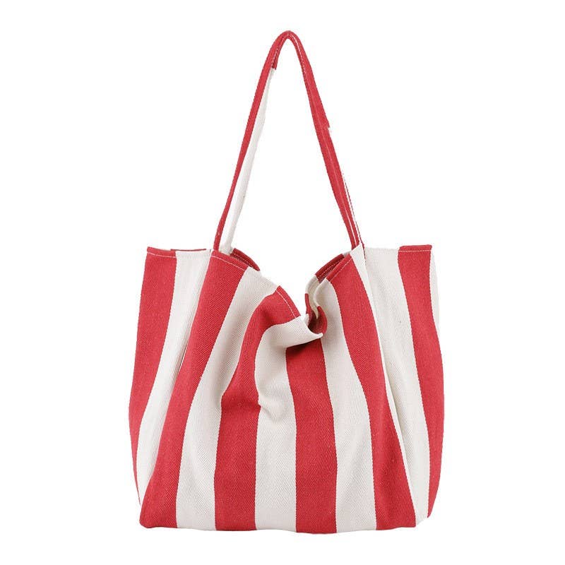 ORGANIC STRIPED TRENDING TOTE BAG