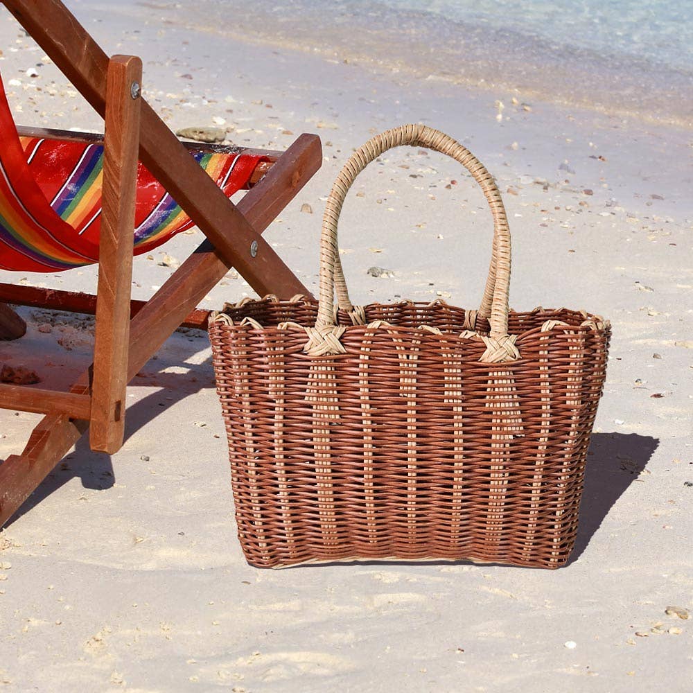 Basket Weave Tote Bag
