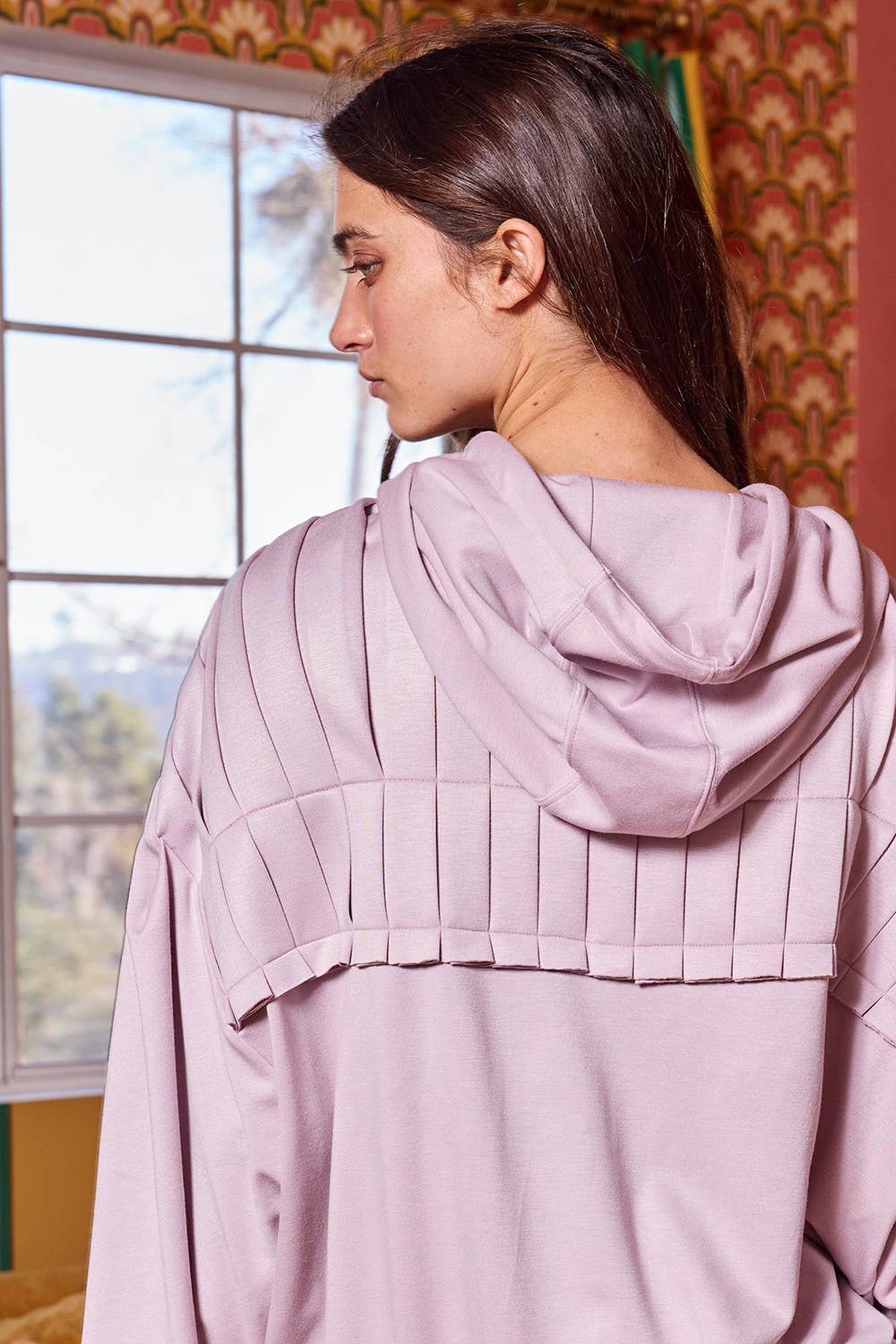 Soft & Cozy Pleated Hoodie