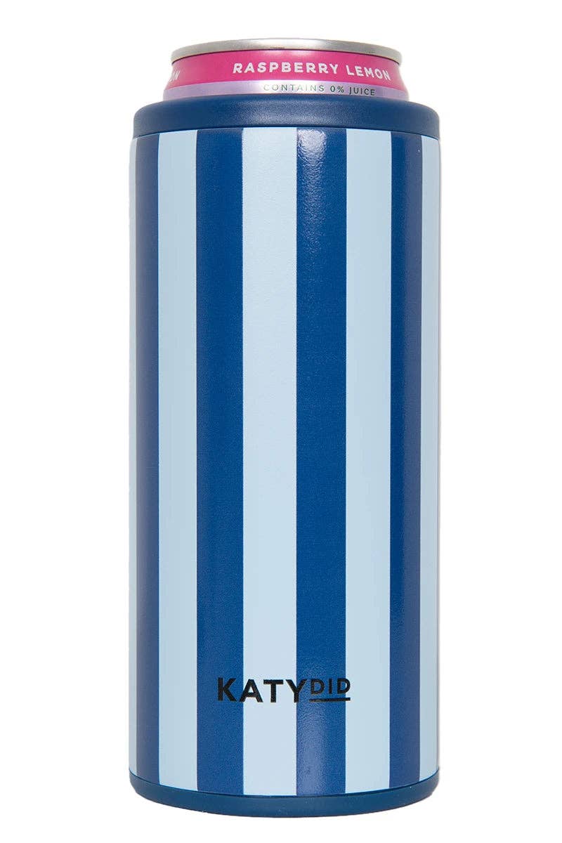Blue and Navy Can Insulator