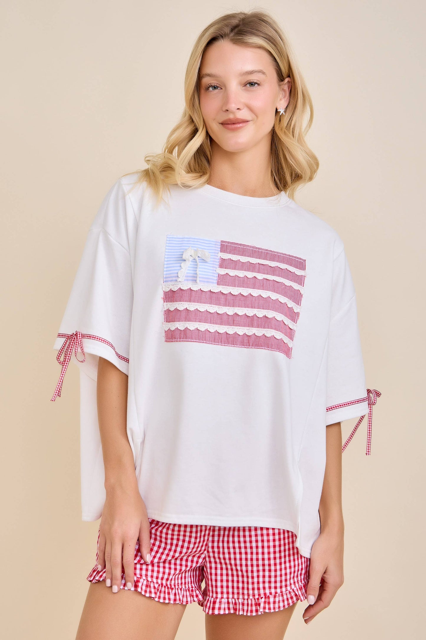 Patriotic Ribbon Top