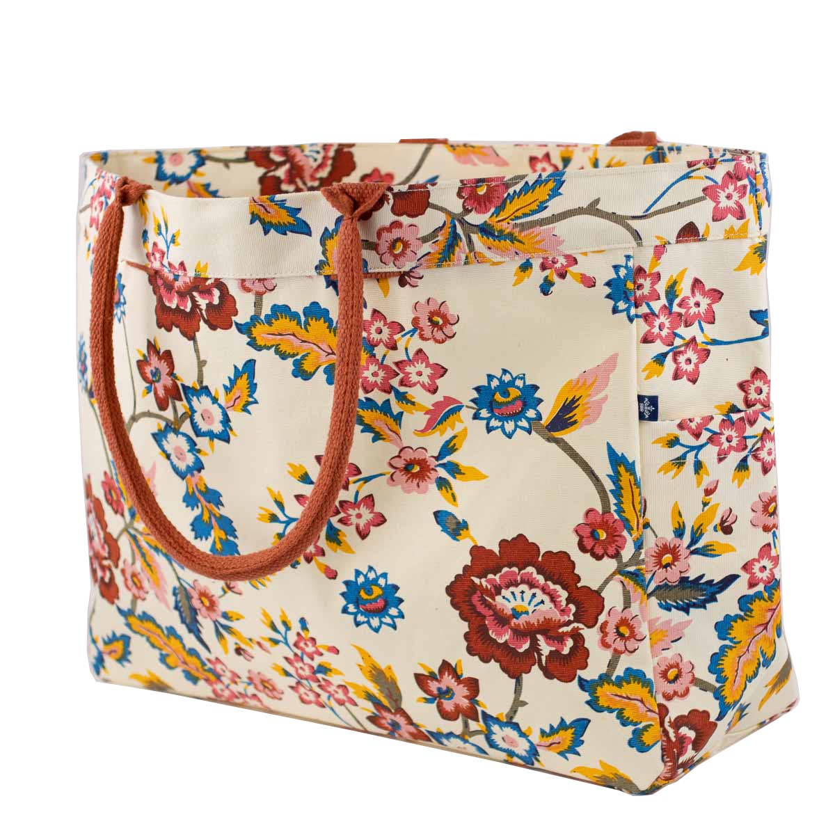 Wellsboro Tote   Natural/Multi   18x13.5x6