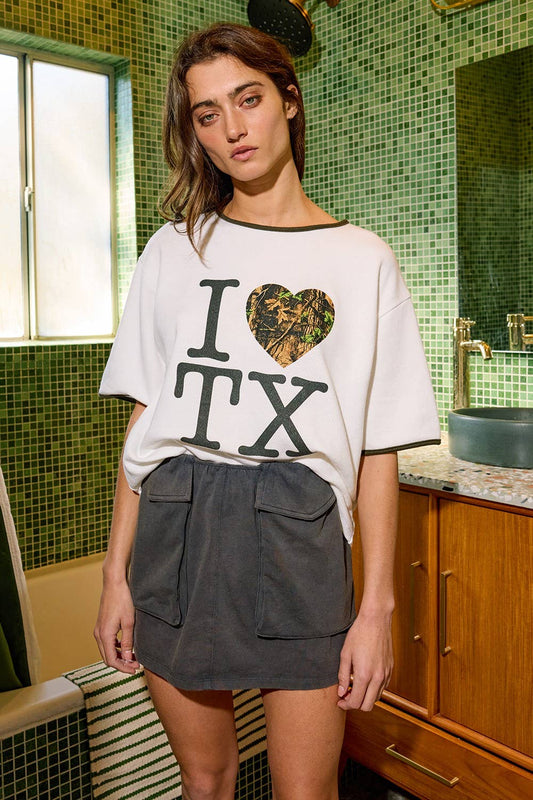 Cargo Style Washed Skort