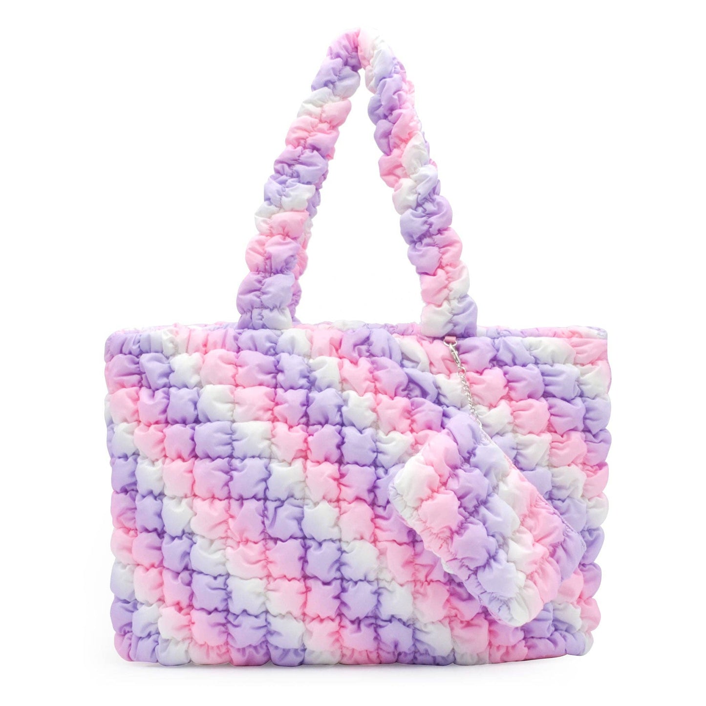 Quilted Tie Dye Tote Bag