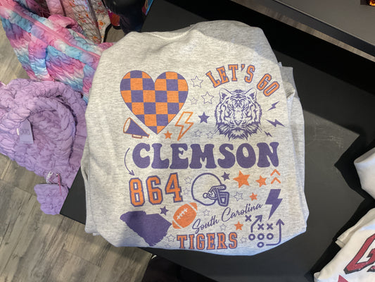 Clemson Tigers Retro Sweatshirt