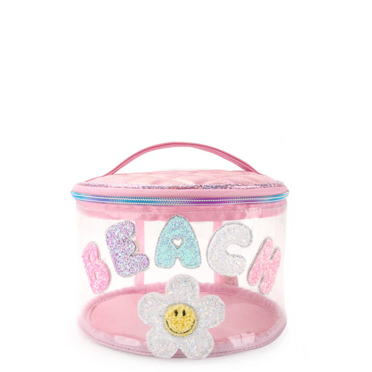 'Beach' Clear Round Bag