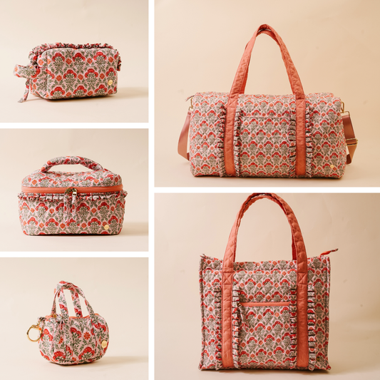 Everbloom Dusty Rose Duffle Bag