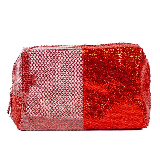Simply Sparkle Cosmetic   Red   8x8x3.5