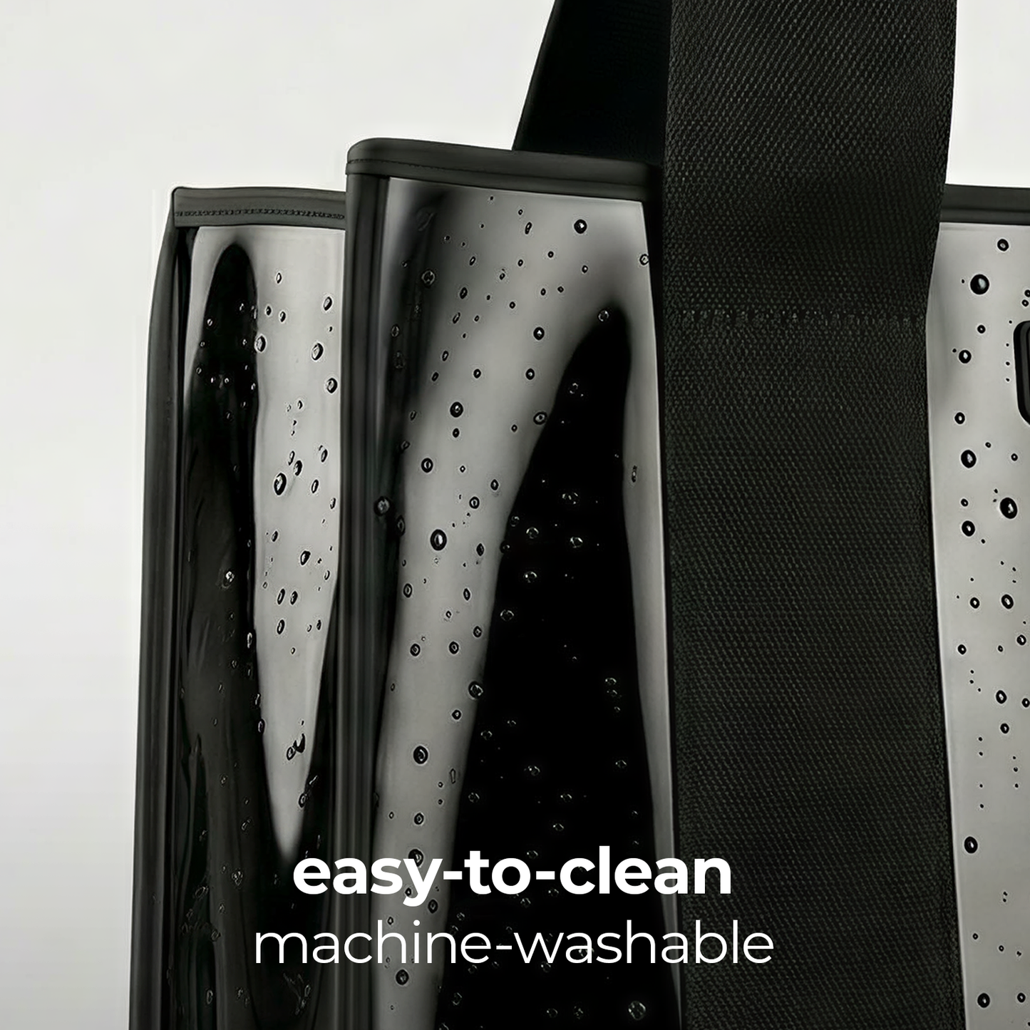 Case-Mate Midnight Black Bow Jelly Tote Bag