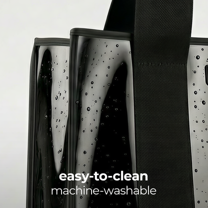 Case-Mate Midnight Black Bow Jelly Tote Bag