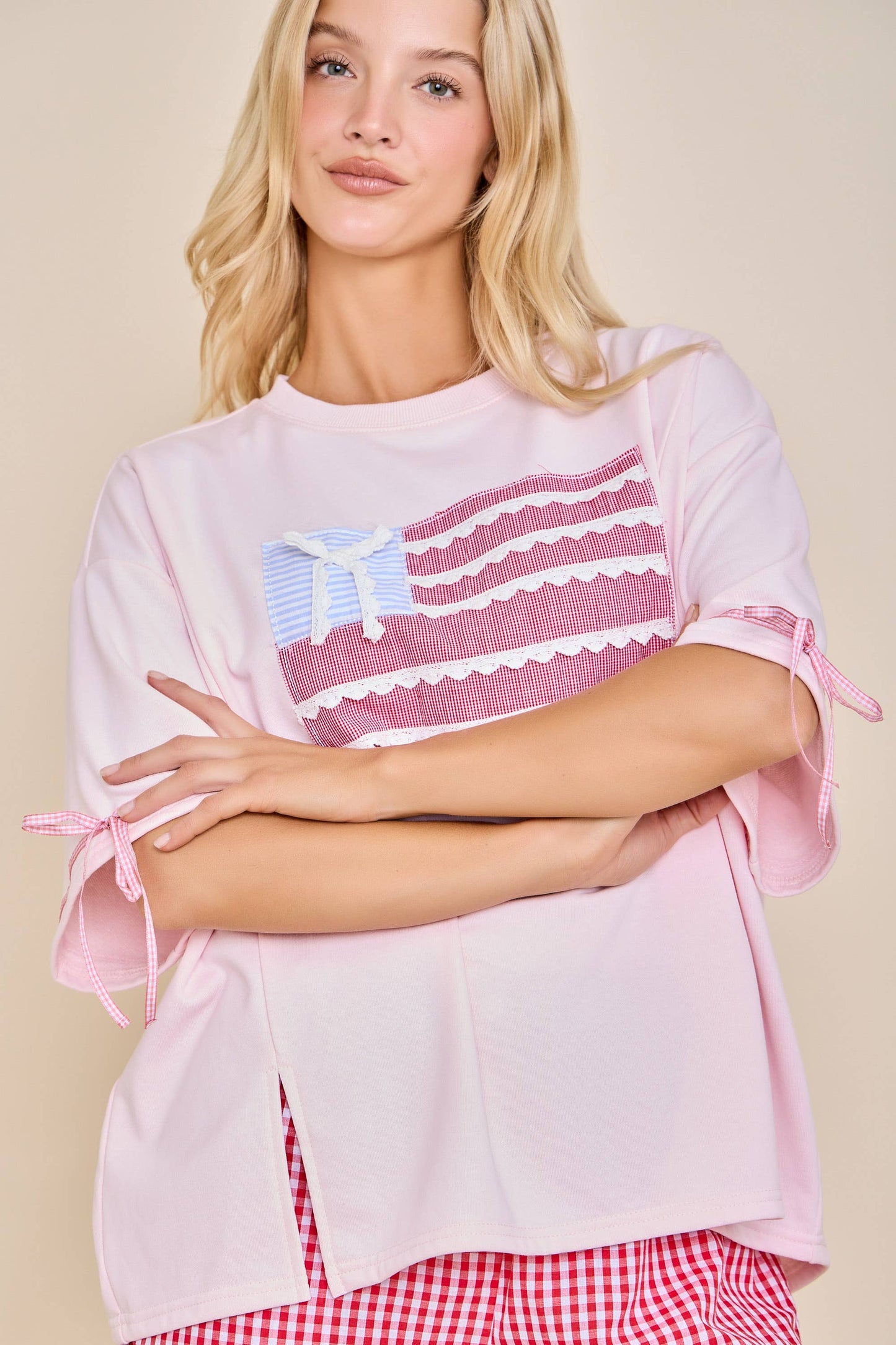 Patriotic Ribbon Top