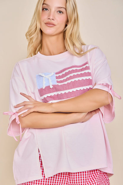 Patriotic Ribbon Top
