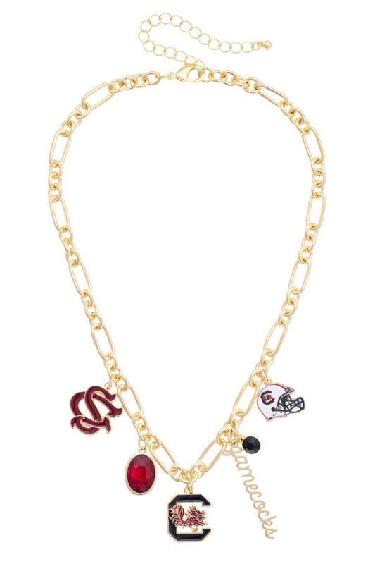South Carolina Gamecocks Gameday Charm Necklace