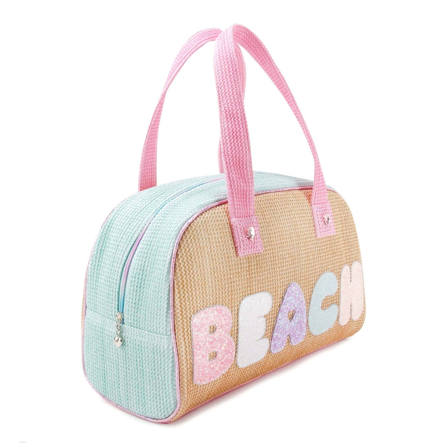 Straw 'Beach' Duffle Bag