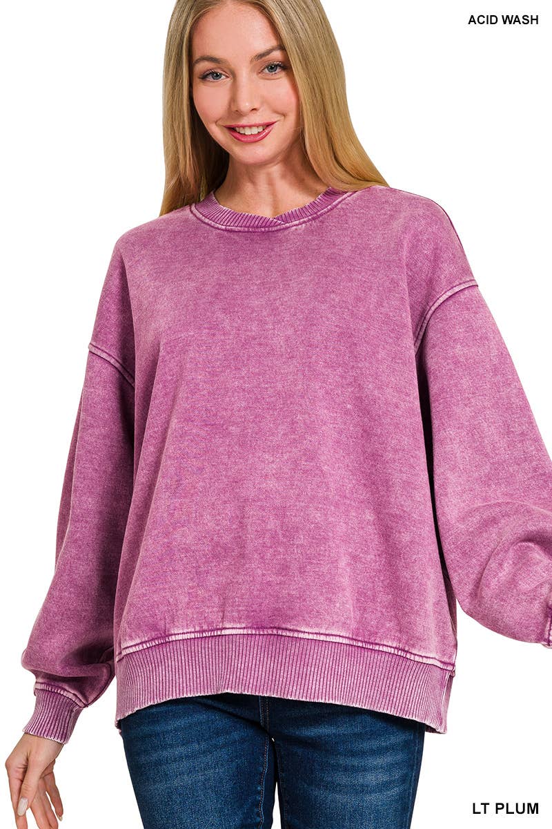 Acid Wash Pullover