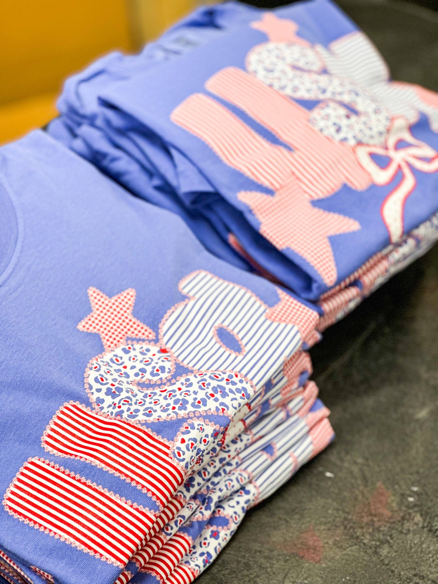 Americana Patchwork Short Sleeve