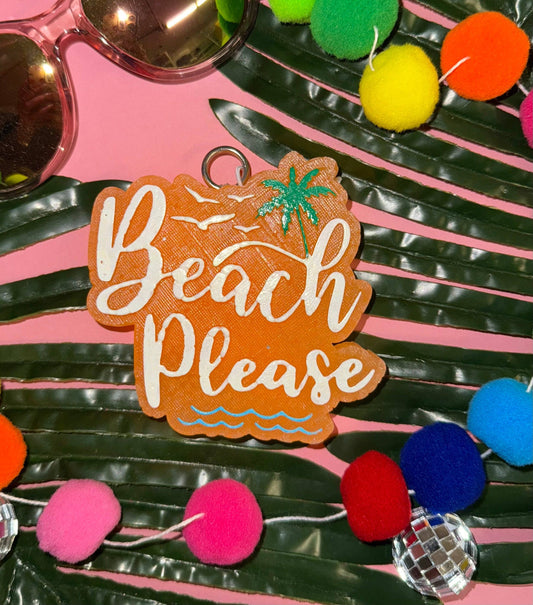 Orange Beach Please Car Freshie