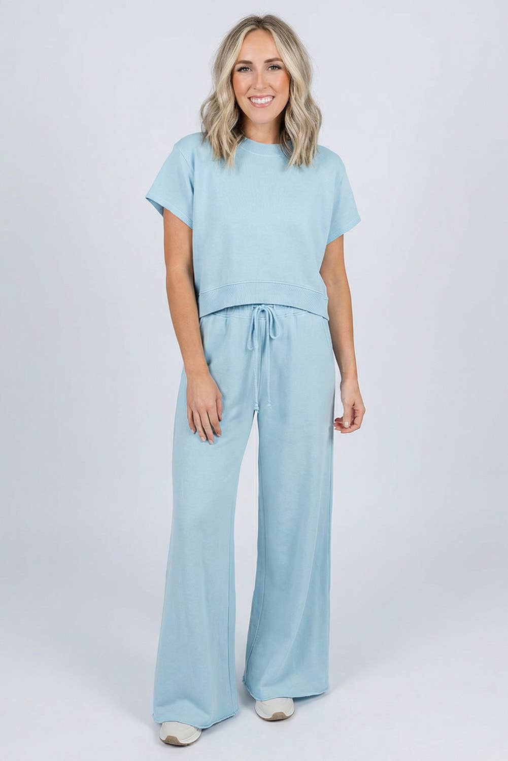 Tee & Wide Leg Pants 2pc Set