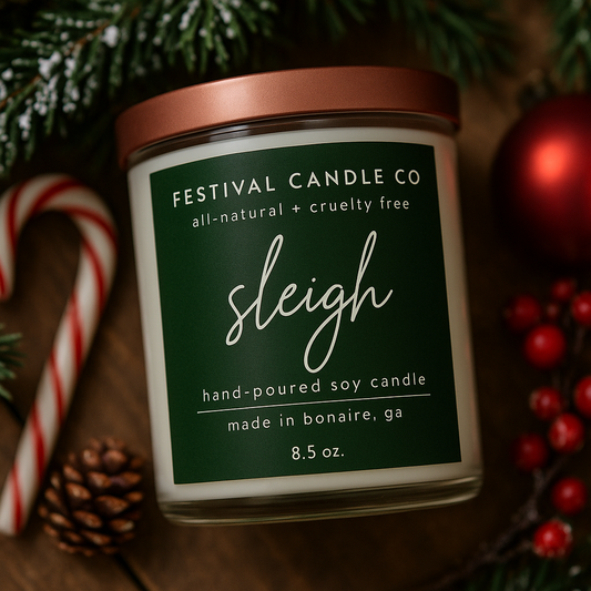 Sleigh Candle