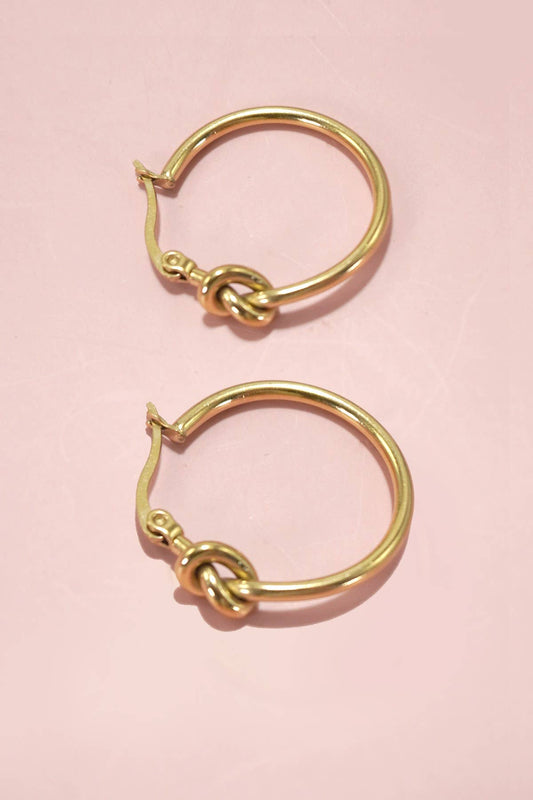 18K STAINLESS STEEL HOOPS |