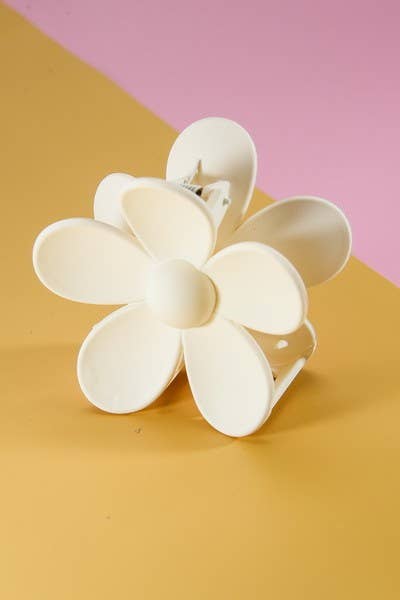 FLOWER HAIR CLAW CLIPS