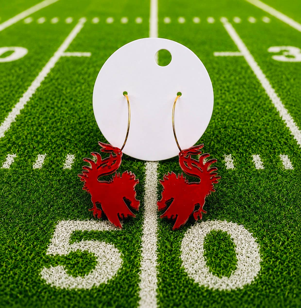 Gamecock Mirrored Earrings