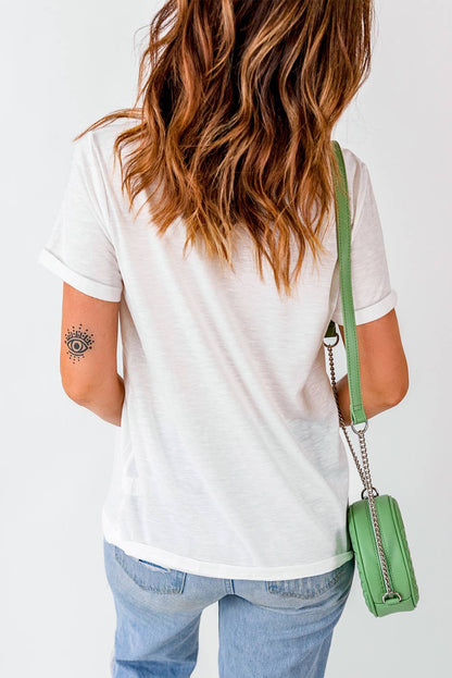 Sequin Lucky St.Pats Day Tee