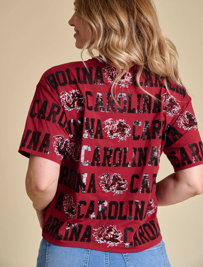 The Sequin Repeat Tee | South Carolina