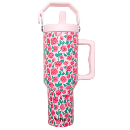 Roses Stainless Steel Tumbler