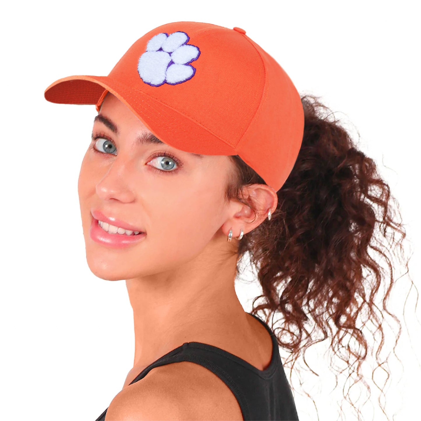 Clemson "Paw Print" Ponyflo Officially Licensed Collegiate Hat