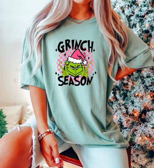 Preppy Grinch Christmas Tees
