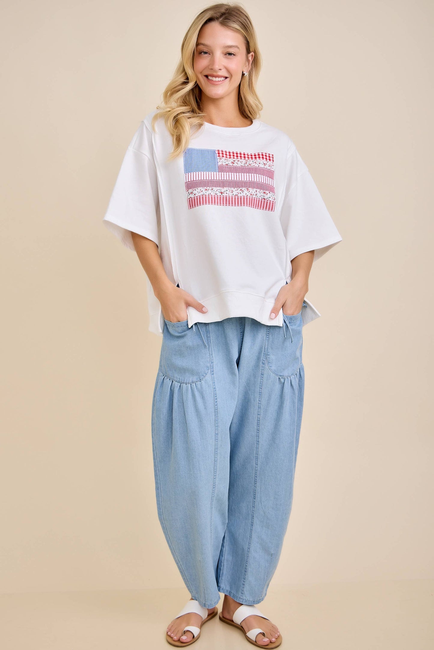 Patchwork Americana Sweatshirt