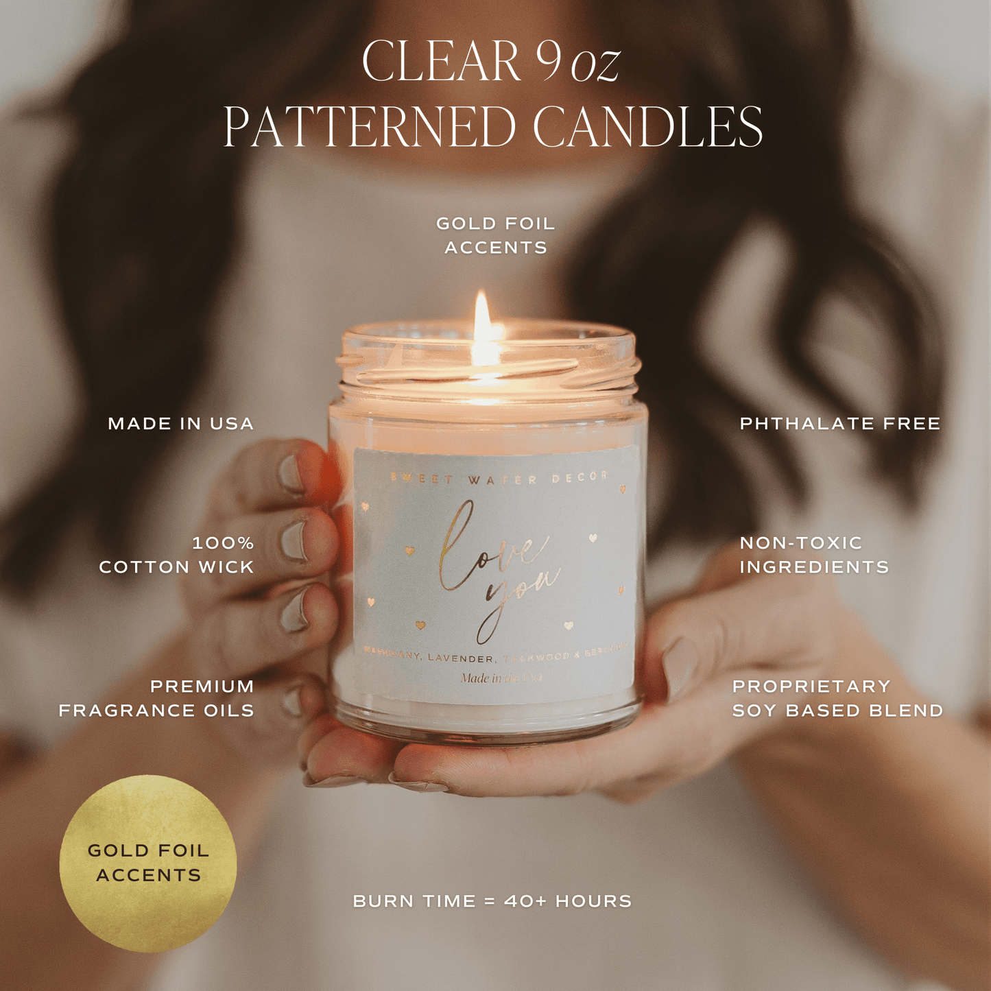 Love You 9 oz Soy Candle