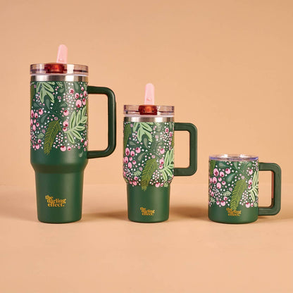 40 oz Lifestyle Flip Straw Tumbler-Jolly Sprig