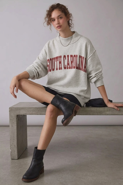 IT2594-SOUTHCAROLINA | Reversible Graphic Sweatshirt